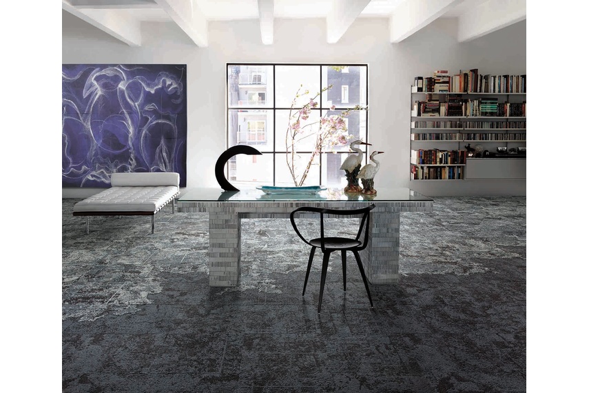 Net Effect One carpet tile.