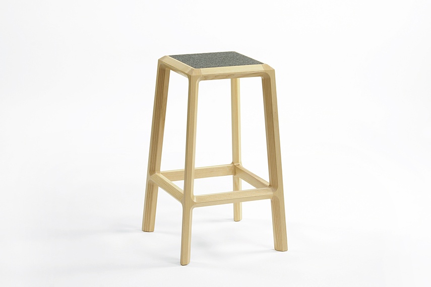 2014 Chamfer stool by Designtree - medium size.
