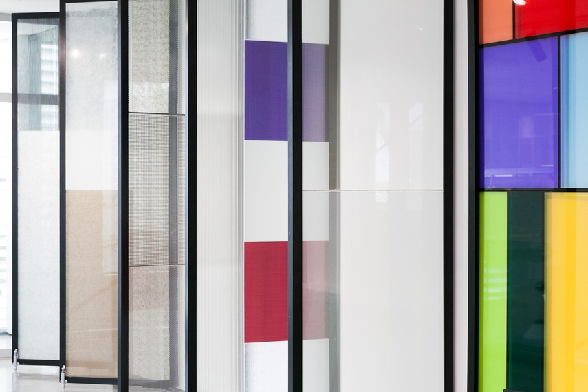 The Euroglass showroom