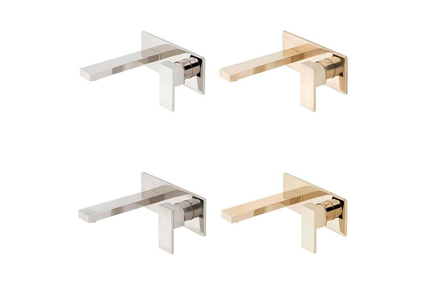 Notion wall mounted basin mixer.