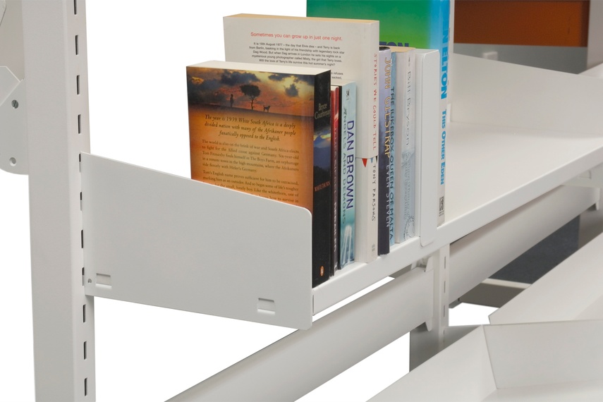 Standard flat shelf for storage and display available in 2 width and 4 depth options