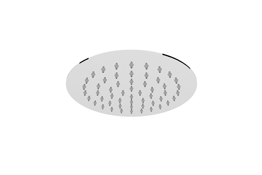 Round Vibrant shower head, 200mm.