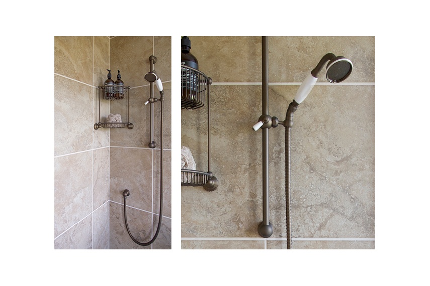 Perrin & Rowe traditional showers, tapware and accessories are available in English bronze