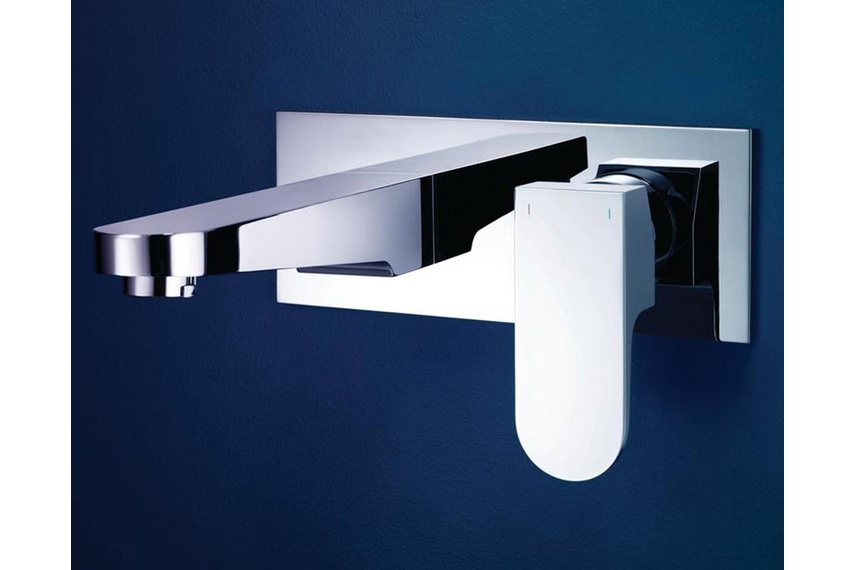 Dorf Arc wall basin mixer
