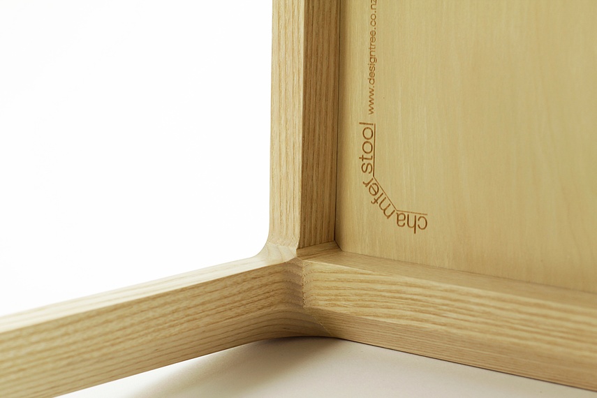 Detail of the Chamfer stool.