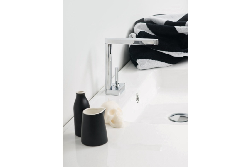 Urban basin mixer.