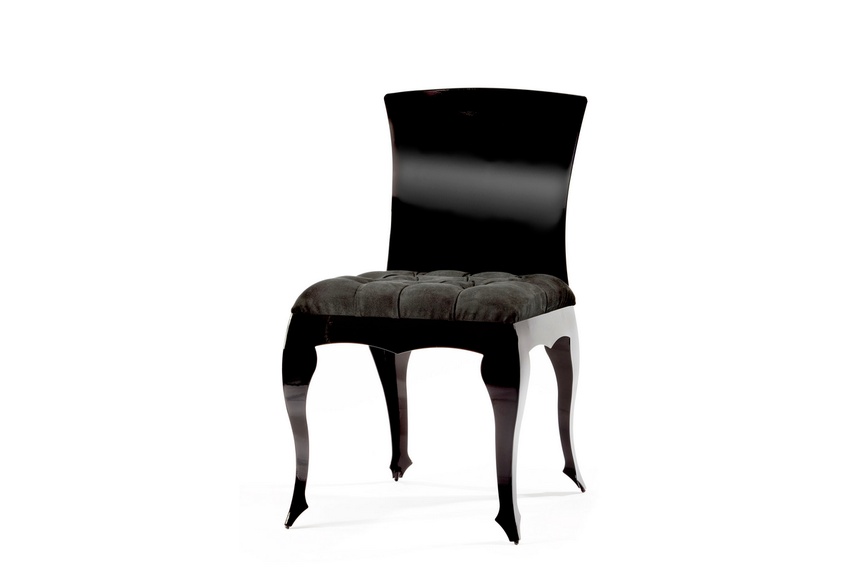 Evolute chair – gloss black