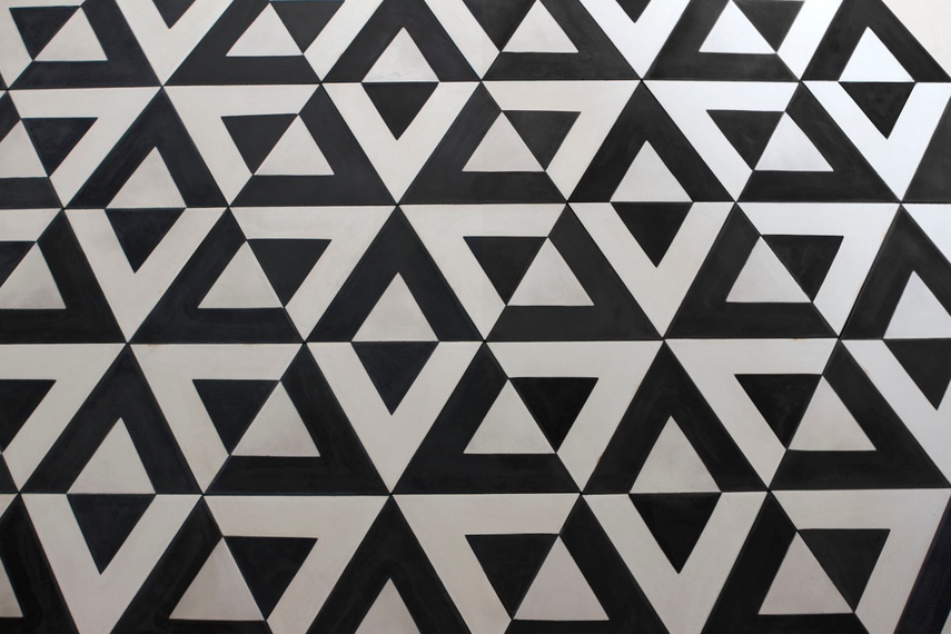 Pinos by huguet floor tiles: geometric design.