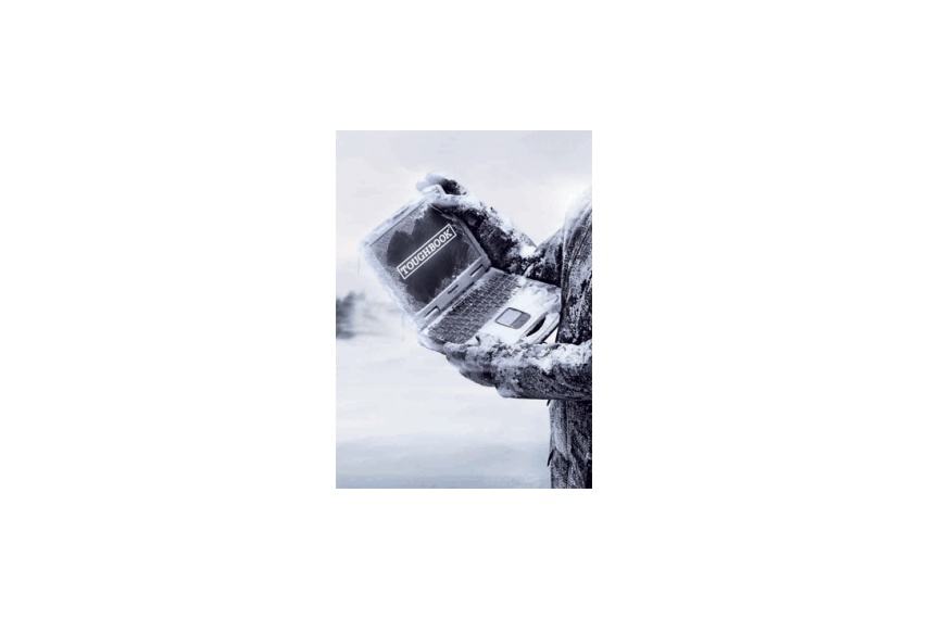 Rugged Notebook resistant against water, dust, dirt, heat, humidity and cold temperatures.