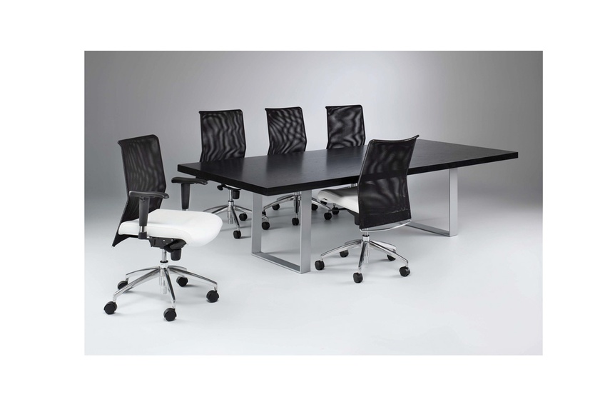 Ebony boardroom table