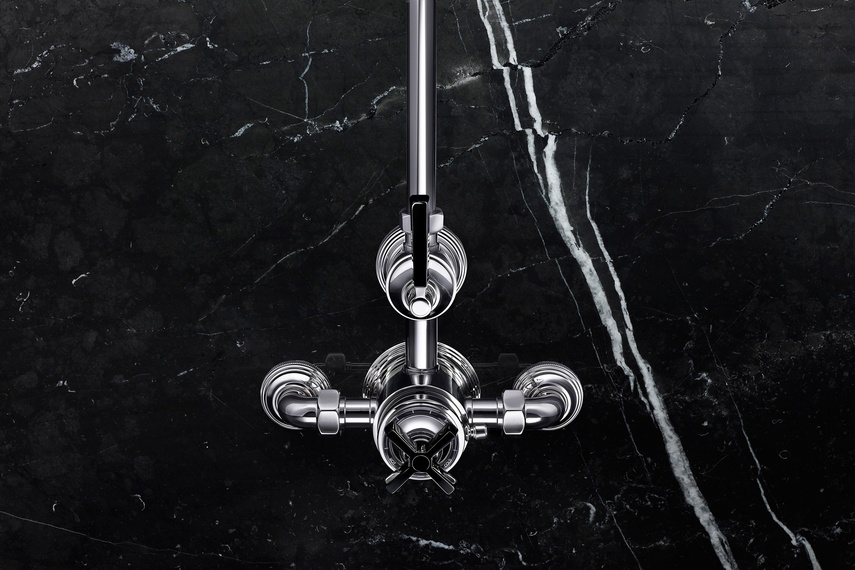 Style Moderne exposed shower mixer