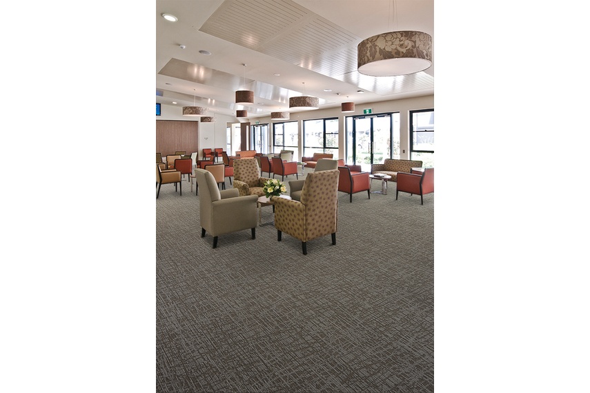 Essence carpet tile collection – Aged Care.