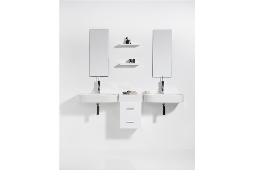 Area basin and furniture – YOUH01, YOWV01 and white drawers