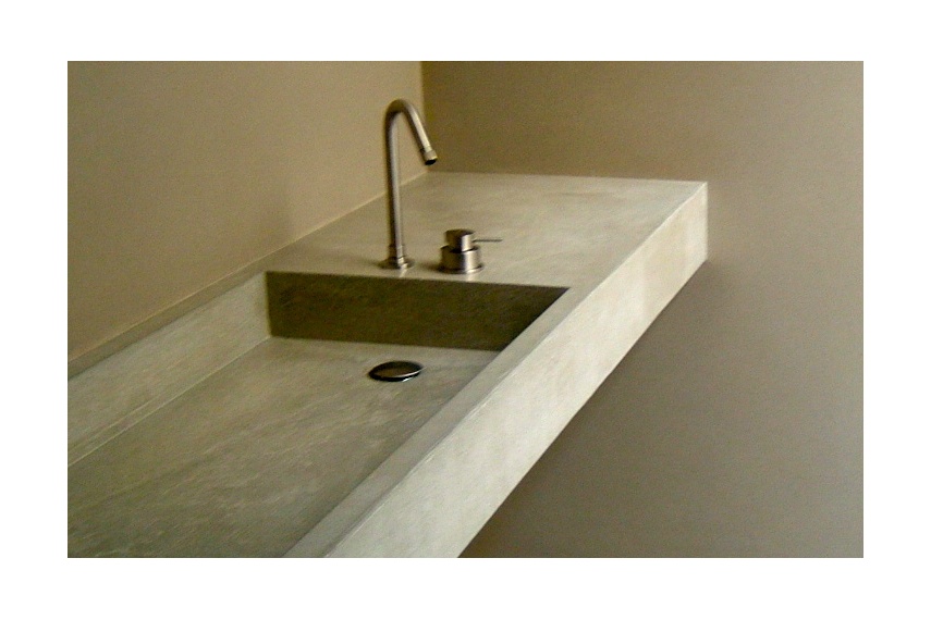 A bathroom basin by Terazzo + Stoneworks