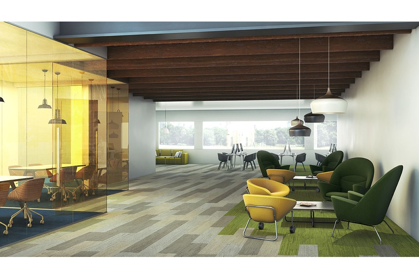 Planks carpet tile collection
