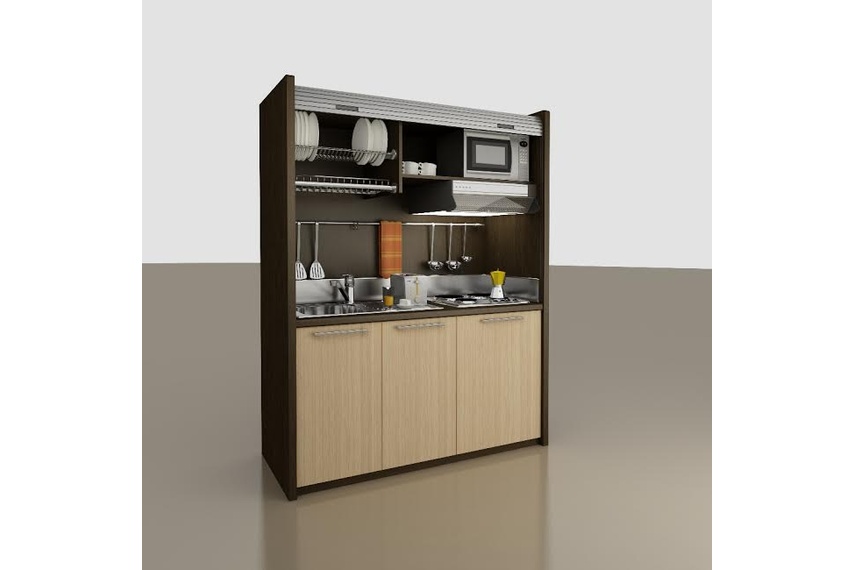 K108 – Wenge with light oak door