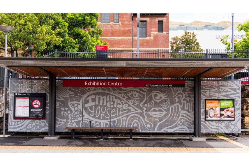 Light Rail, Exhibition Centre.