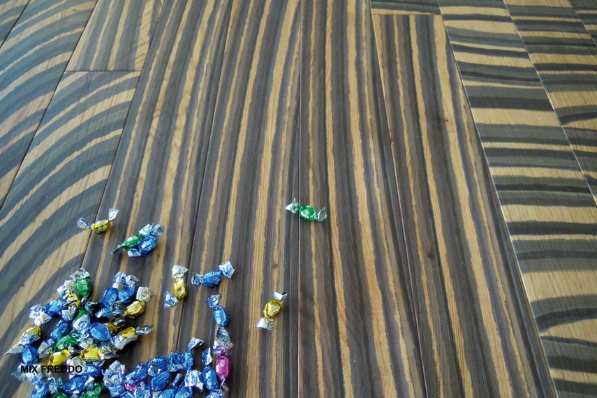 Arcobaleni wood flooring creates a unique design for your home.