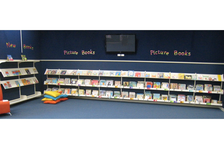 Wall channel - picture books.