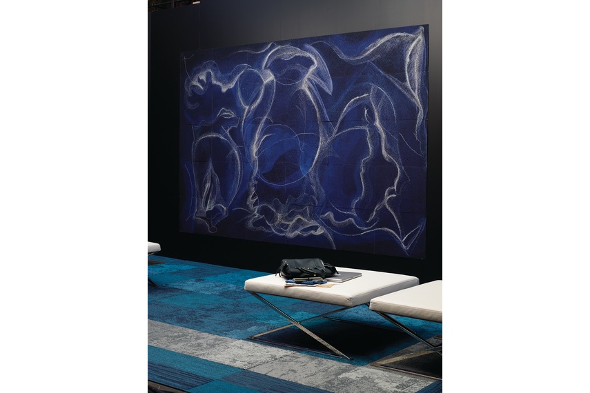 Net Effect One carpet tile.