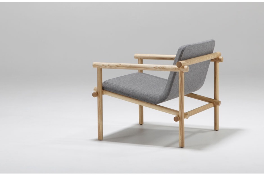 Lumber Easy chair designed by Jamie McLellan for Fletcher Systems