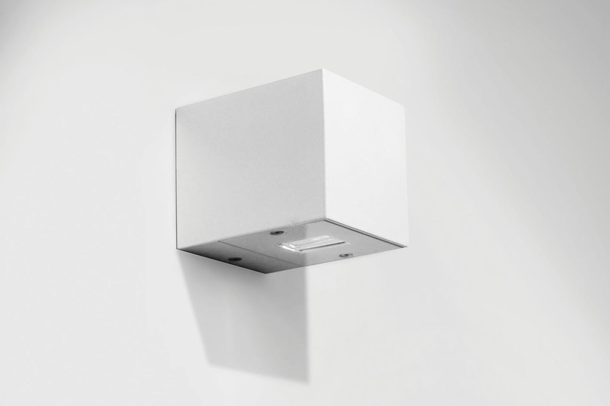 Cube – White RAL9010 polyester powder coated