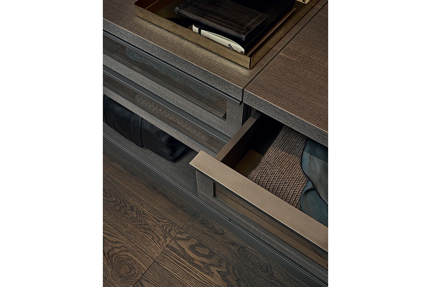 Shirt drawers.