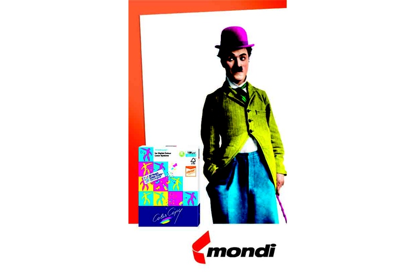 Colour so brilliant even Charlie Chaplin shows his true colours.