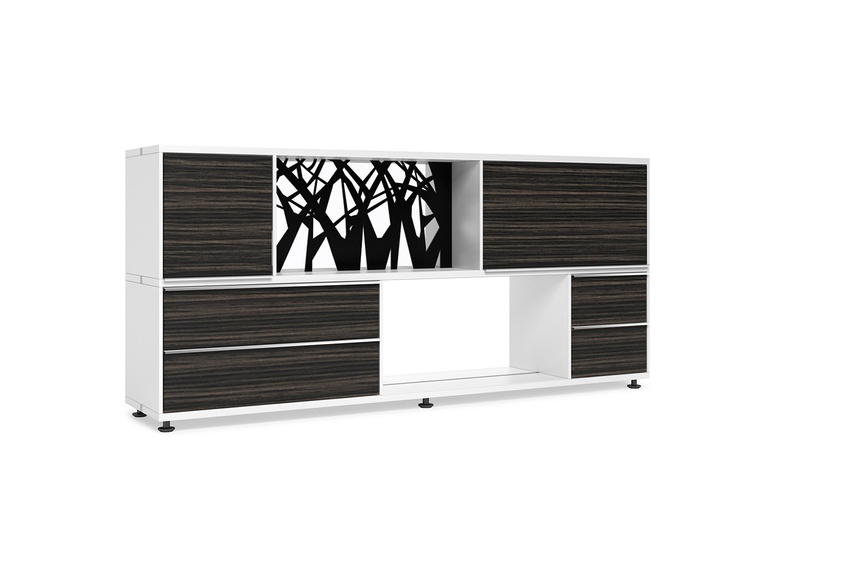 Multifunctional storage furniture.