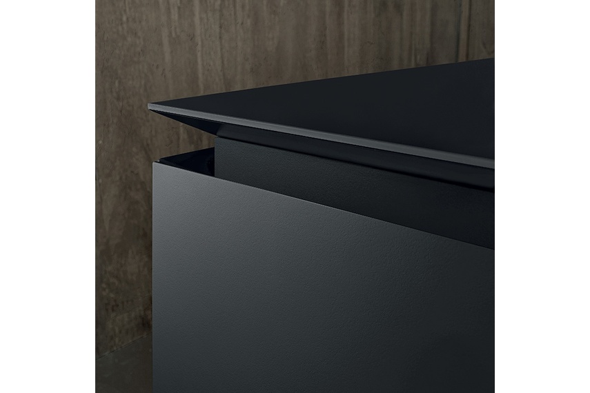 Detail of Artex kitchen.