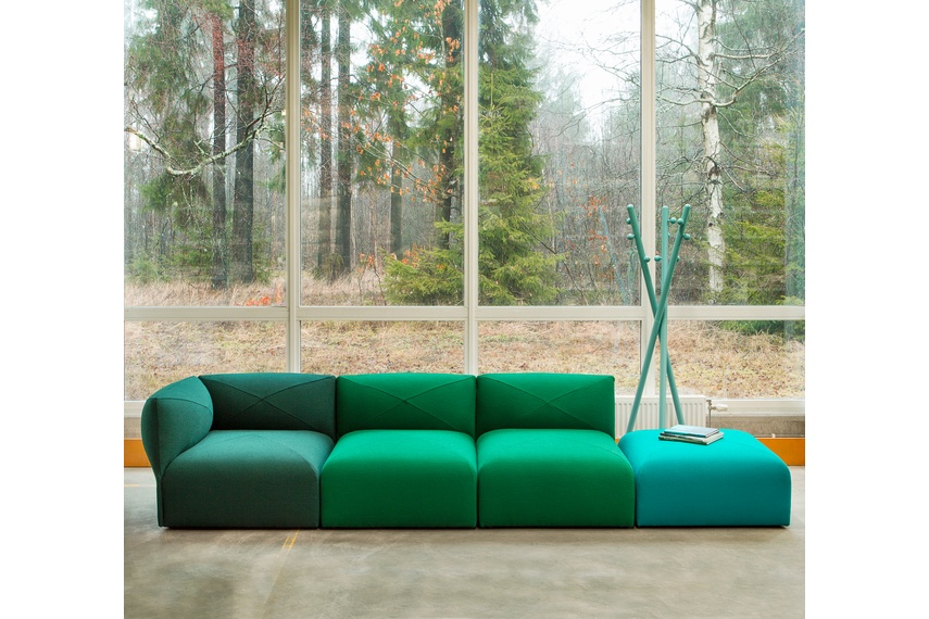 The Blob modular sofa system is made by Swedish brand, Jonas Ihreborn.
