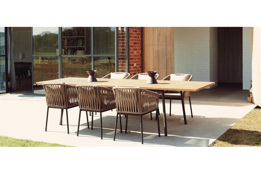The pieces are lightweight but are also like cosy nests to sit back and relax in.