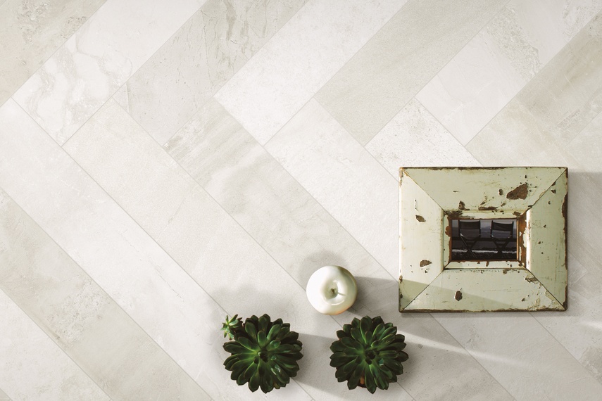 Burlington tiles in ivory doppia colour.