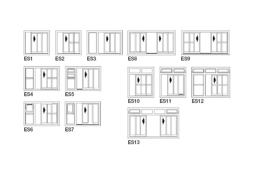 Euroslider® configurations