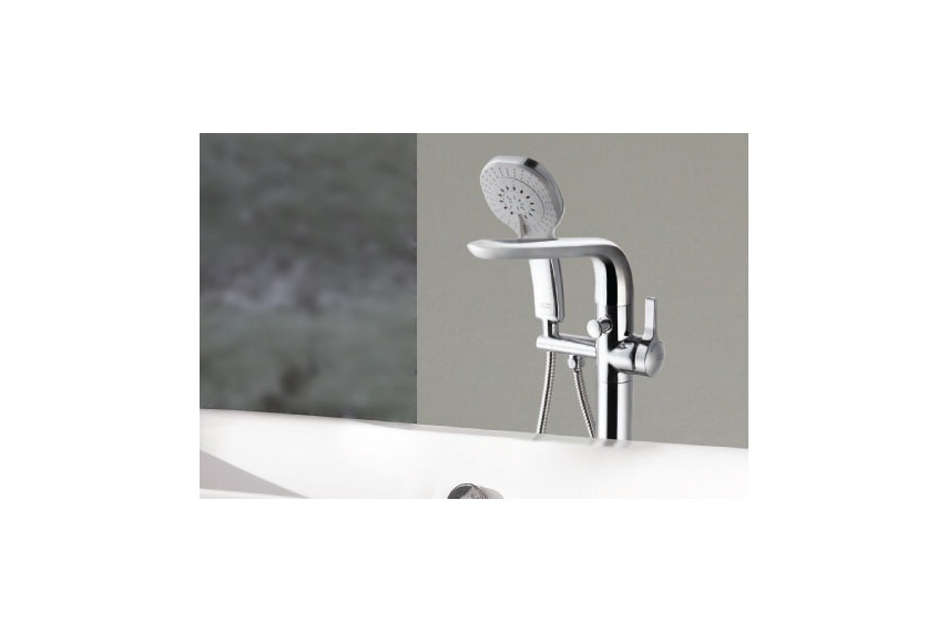 Melange bath column - divertor and handshower