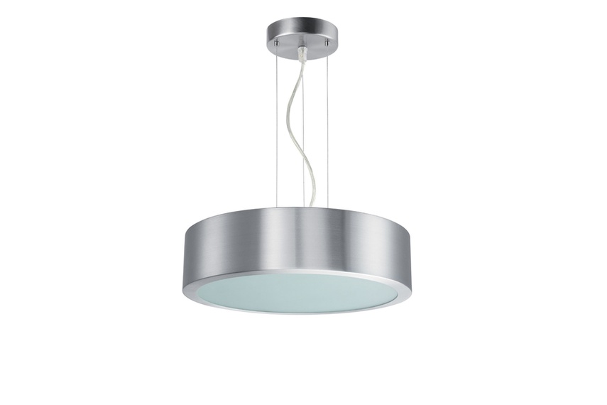 Matrix pendant in brushed aluminium